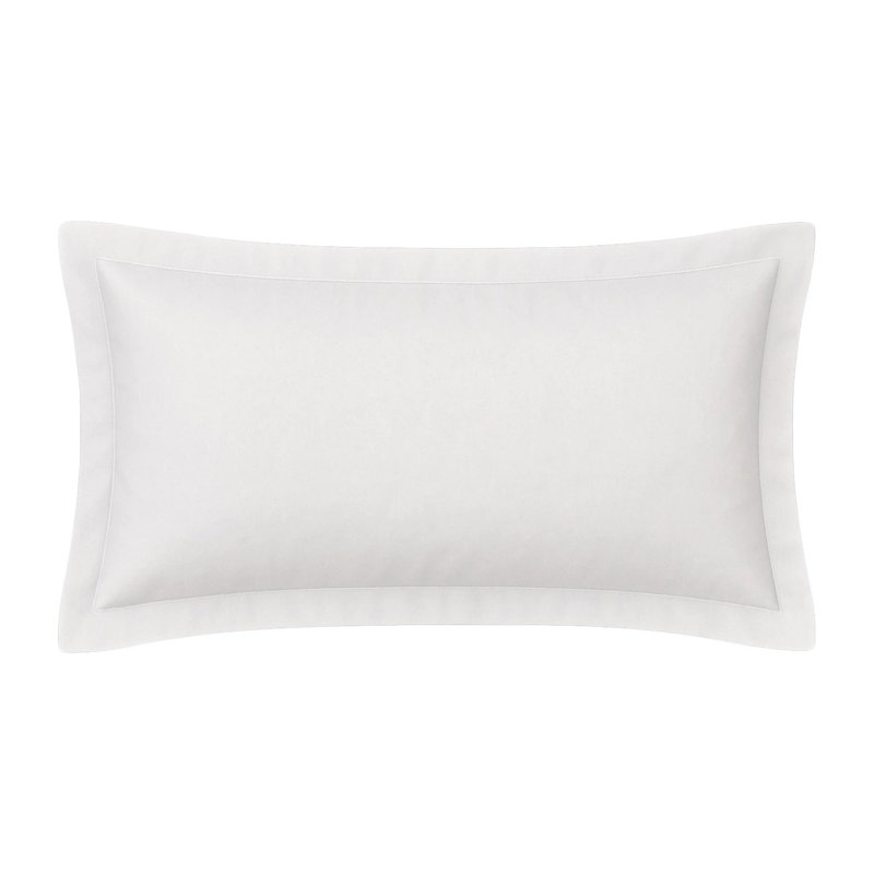 Organic Cotton White Sham, White