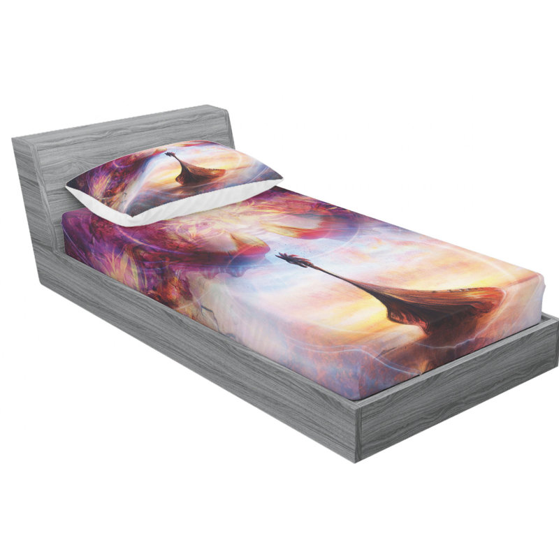 Microfiber Sheet Set, Twin XL Sheet Set with Fitted Sheet