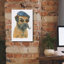 Toile épique Graffiti «Cool Dog For The Boy 1» par Myles Sullivan, art mural 18 po x 26 po-1154675635