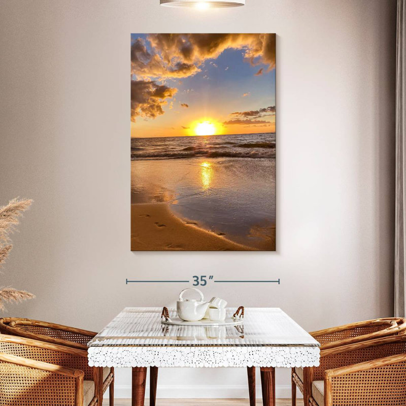 Gillard Seascape Sunset, 51" H x 34" W