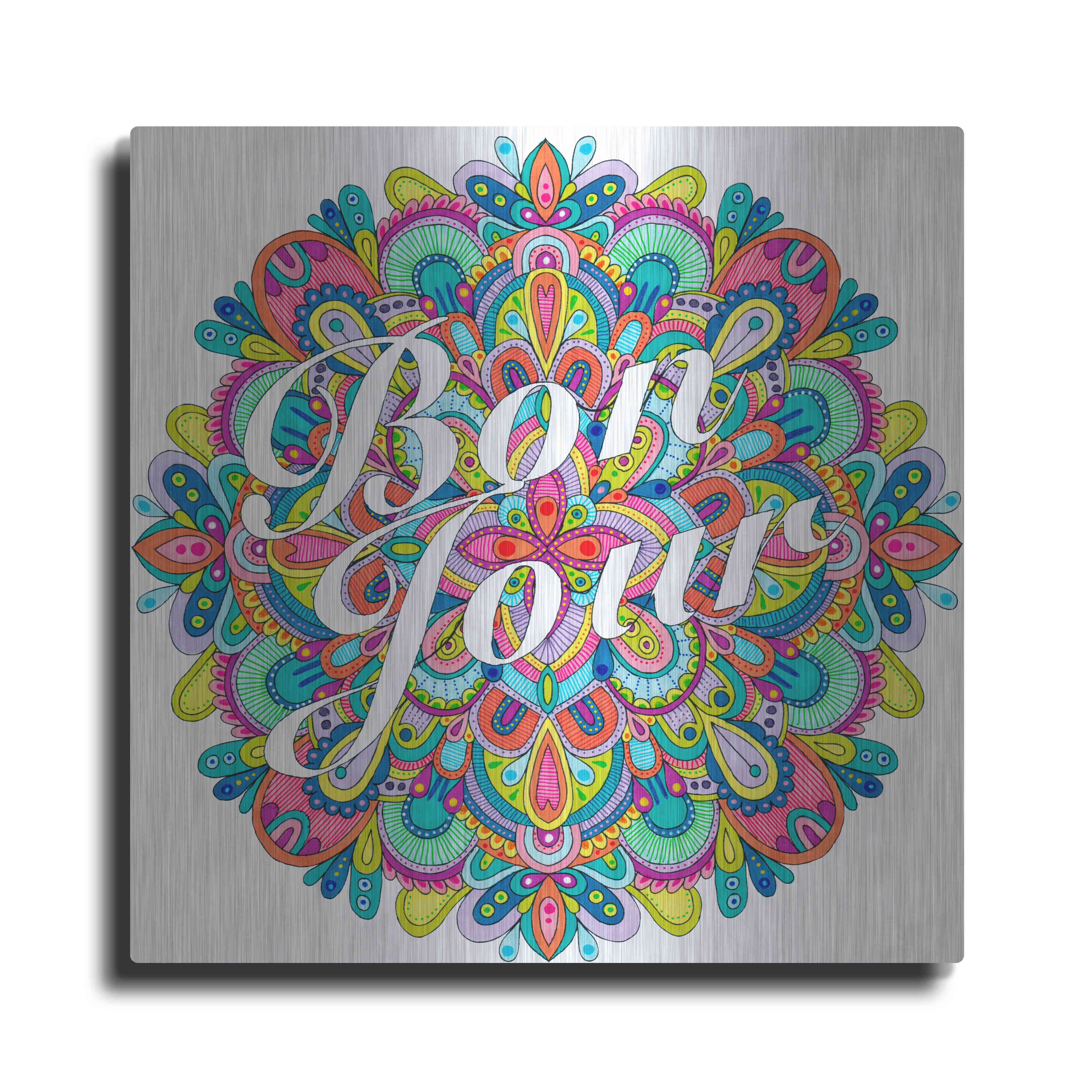 Bungalow Rose 'Letters & Words 21' by Hello Angel, Metal Wall Art Wayfair