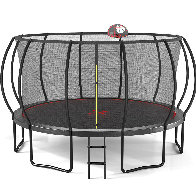 Trampoline citrouille