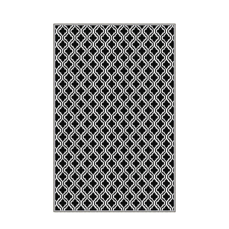 Antibacterial Hall Carpet, 39.4 x 59.1 inches | 100% Polyester, 0.4 in Pile Height, Non-Slip PVC Felt Dot Underside | Machine Washable, 3D Digital Printing, Durable & Stylish for Modern Home Décor