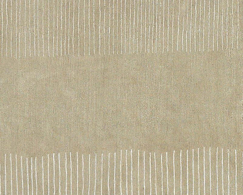 Sketch Striped Area Rug in Beige/White, Rectangle 2' x 3'