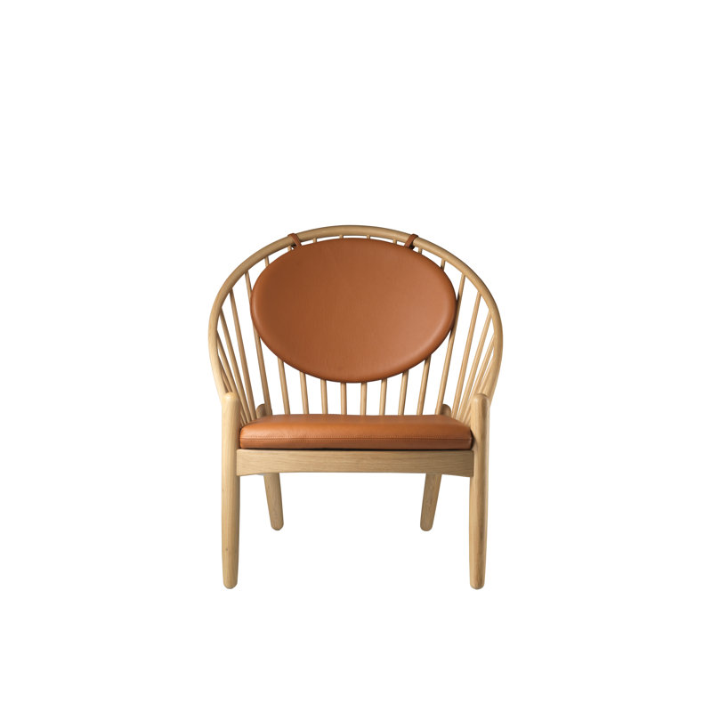 J166 Jørna by Poul M. Volther, Cognac Genuine Leather, Natural