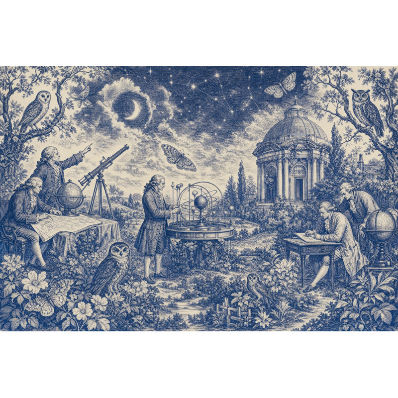 Papier peint bleu Toile bleu ciel astronomique, 160 po x 108 po, Non-Woven Nonpasted