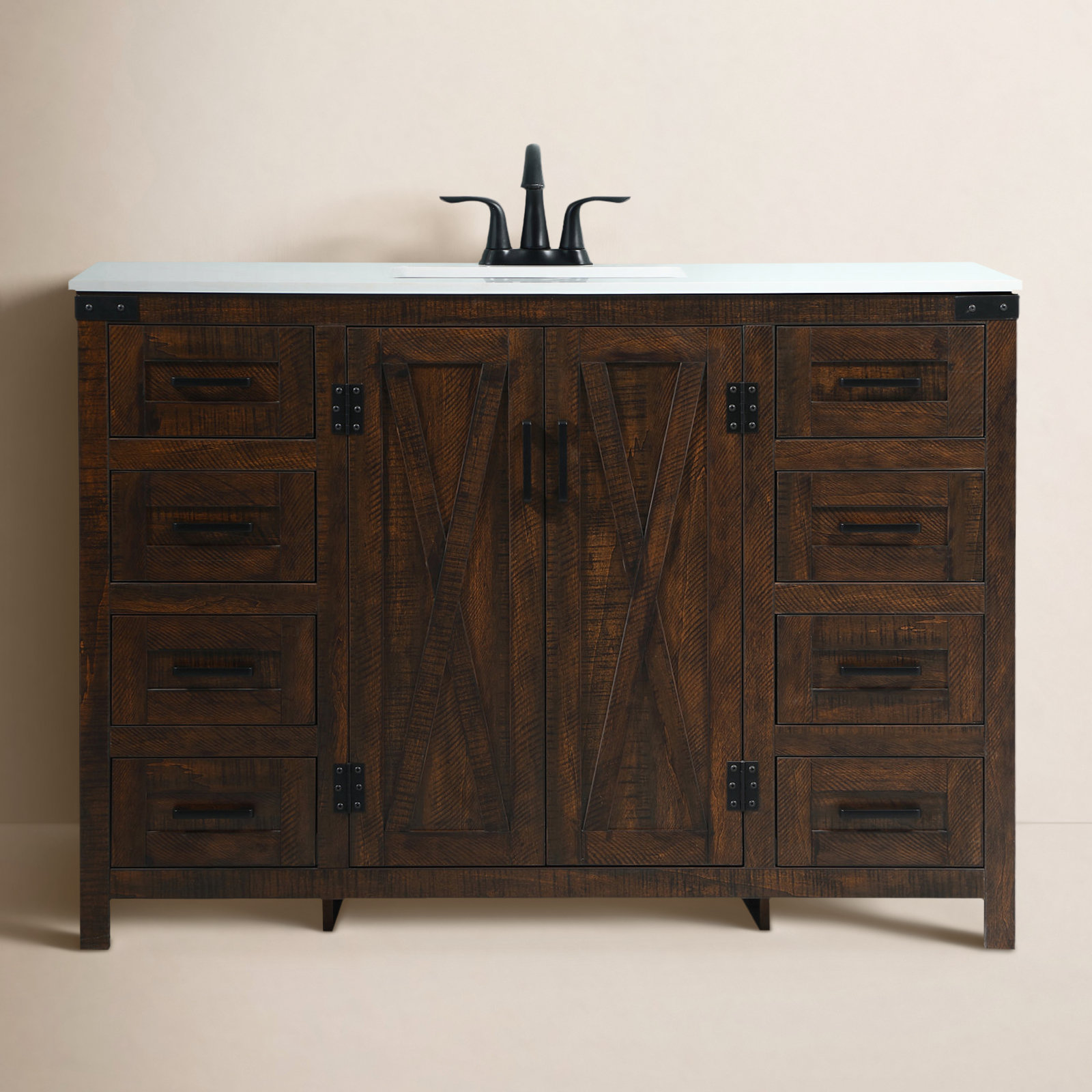 Slayton 48'' Single Bathroom Vanity, Expresso