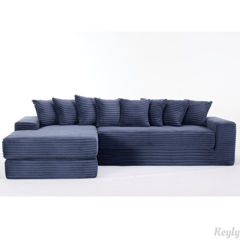 Canapé-lit convertible Oversize, Bleu