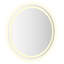 Miroir de salle de bain à DEL moderne en verre transparent 27,6 po de diamètre-1258439467