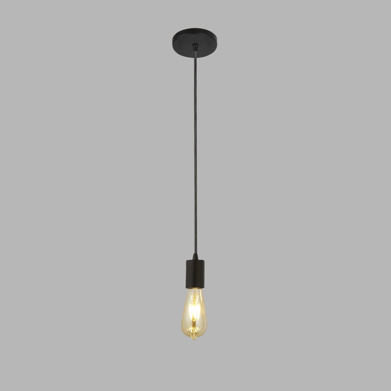 Alondra 1 - Light Black Bulb Pendant
