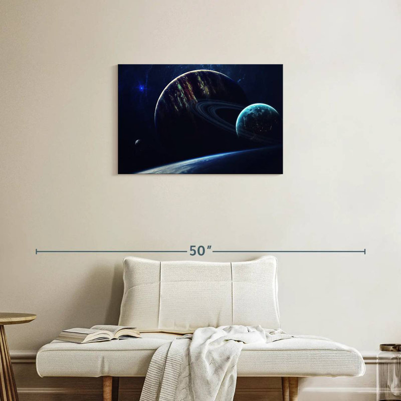 Oberle Deep Space Galaxy, 20" H x 30" W