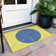 Machine Washable Indoor/Outdoor Chantille ACN994 Yellow Area Rug