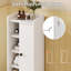 Engineered Wood Freestanding Linen Cabinet