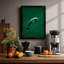 Leaping Dolphin Coastal - Framed Print-320086632-320086639