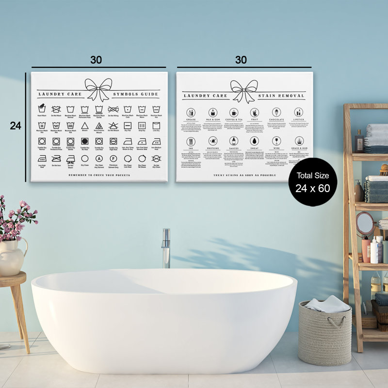 Ensemble de toiles 2 pièces, H 24 po x l 30 po