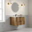 Meuble-lavabo de 30 po avec lavabo en céramique et 2 tiroirs-128923460