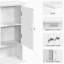 Living Room Wall-Mounted Cabinet with Adjustable Shelf