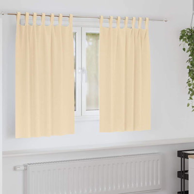 Curtains With Curtains 2 Pcs Polyester