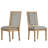 Hildemar 20.5" H Linen Upholstered Side Chair-2075599330-2118861830