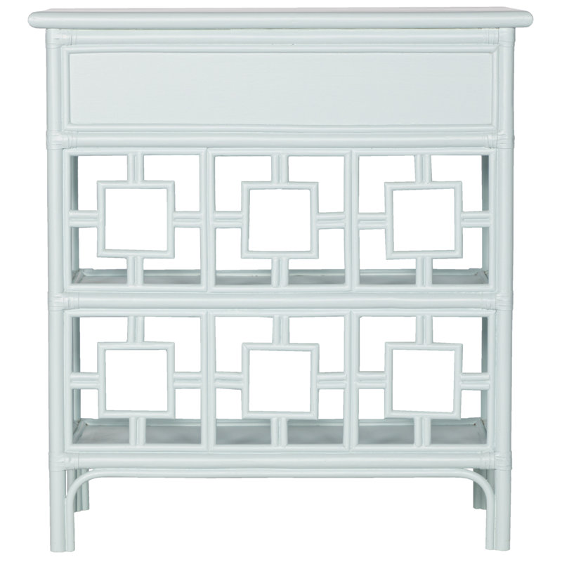 Sobe End Table, Light Blue