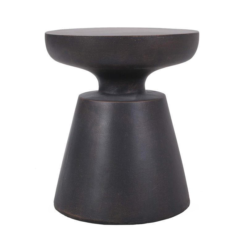 Outdoor Lightweight Concrete Side Table