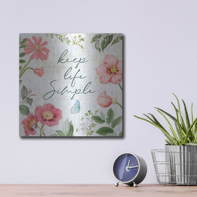 August Grove® 'Studio Botanicals 4 Green' by Katie Pertiet Metal Wall Art