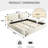 Chenille Cloud Bed Frame With Thickened, Movable Headboard-479578014