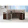 Easy Office L-Shaped 2 Person Benching Workstation with Cable Management