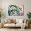 Art mural en métal oiseaux-415184677