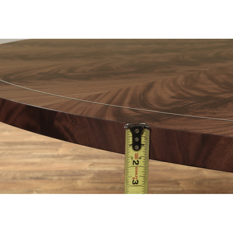 Round Mahogany Dining Table For Seating 10-12 People 