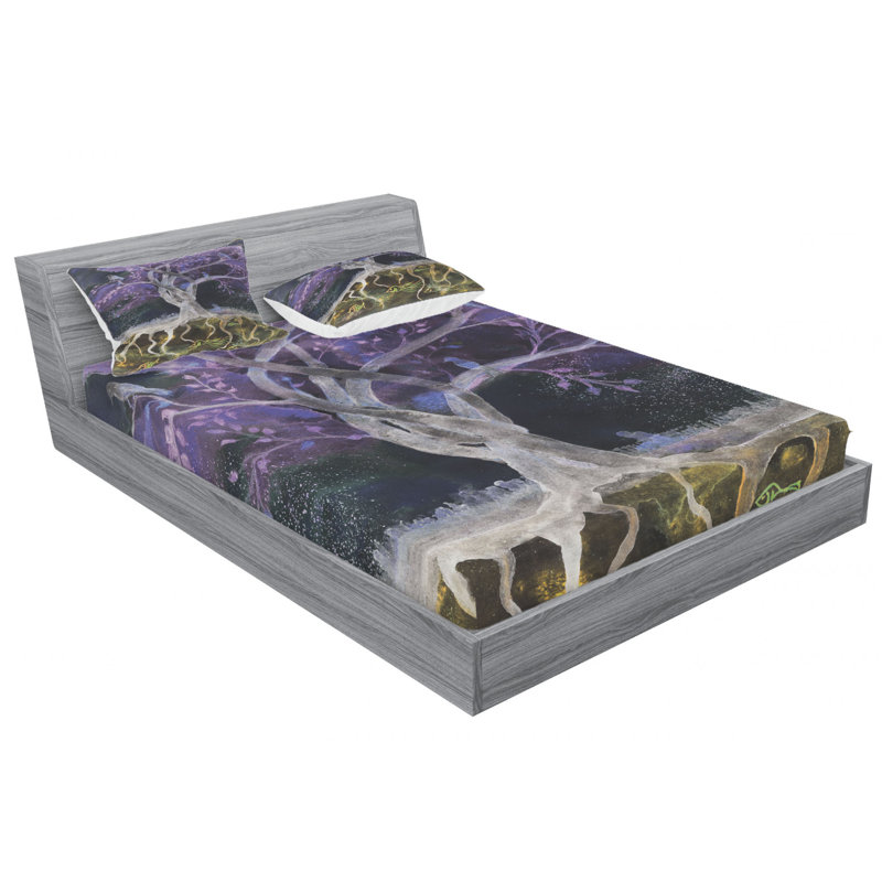Microfiber Sheet Set, Full Sheet Set with Fitted Sheet