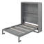 Lit escamotable double pleine grandeur avec tablettes-744580379