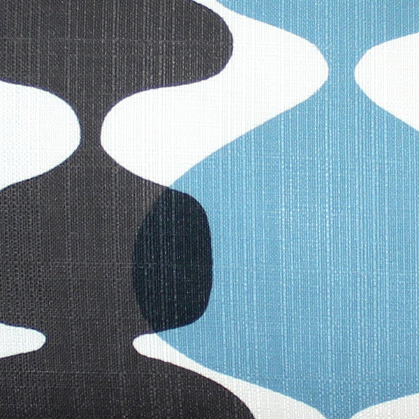 Coussin intérieur / extérieur Lava Lamp, Gris anthracite / Crème