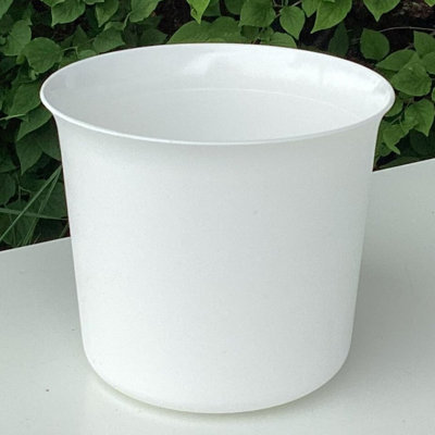 White Cache Pot Planter