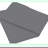 FluffyLux Extra Large Pillowcase - 600 Thread Count Dark Grey Oversize Pillow Cover for Pancake Pillows - Luxury Tall Bedding Case