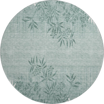 Premium Machine Washable Prisco Sage Rug