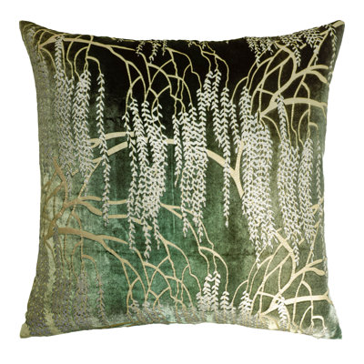 Metallic Square Velvet Pillow Cover & Insert