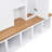 Farmhouse 4-in-1 Hall Tree with 6 Hooks, Storage Bench, and Shoe Cabinet for Entryway, Living Room-31717781