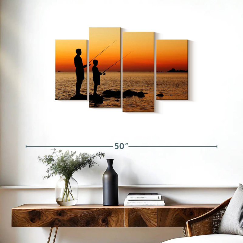 Senne Dad And Son Pêche, H 22 po x l 36 po