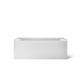 Underscore® 60" x 30" Rectangular Alcove Soaking Bathtub with Slotted Overflow and Integral Apron