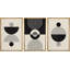 «Mid Century Modern Boho», ensemble de 3 impressions sur toile-79731444-79731443