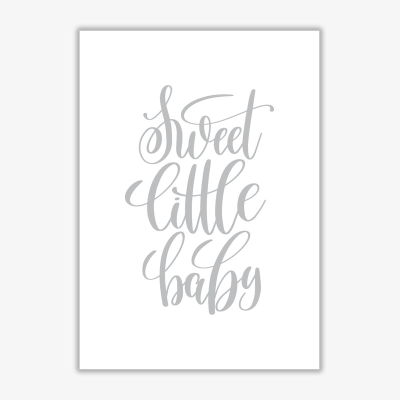 Sweet Little Baby - Print, No Frame, 42 cm H x 30 cm W x 1 cm D