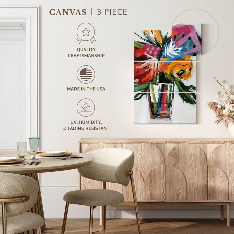 November Blooms V, 57" H x 36" W