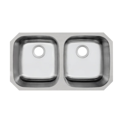 Undermount Double Bowl Stainless Steel Kitchen Sink