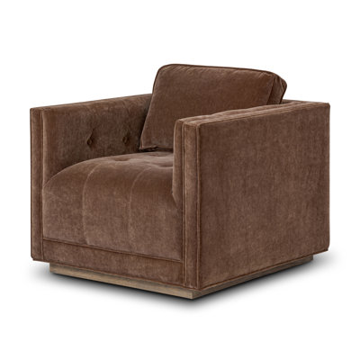 Kiera Swivel Chair, Palermo Cognac