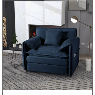 Très grand canapé modulaire de 41,73 pouces, fauteuil rembourré moderne avec coussin décoratif, canapé modulaire personnalisable pour le salon et la chambre à coucher