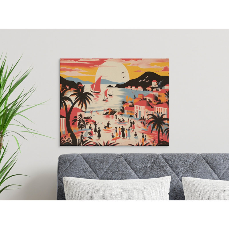 Parke Wrapped Canvas Print Set, 20x10