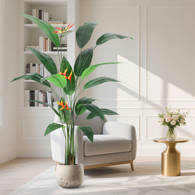Faux palmier artificiel pour intérieur et extérieur