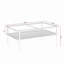 Table basse rectangulaire avec plateau et pieds en verre trempé, table moderne pour le salon-1156388985