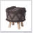 Rectangle Upholstered Wool Ottoman